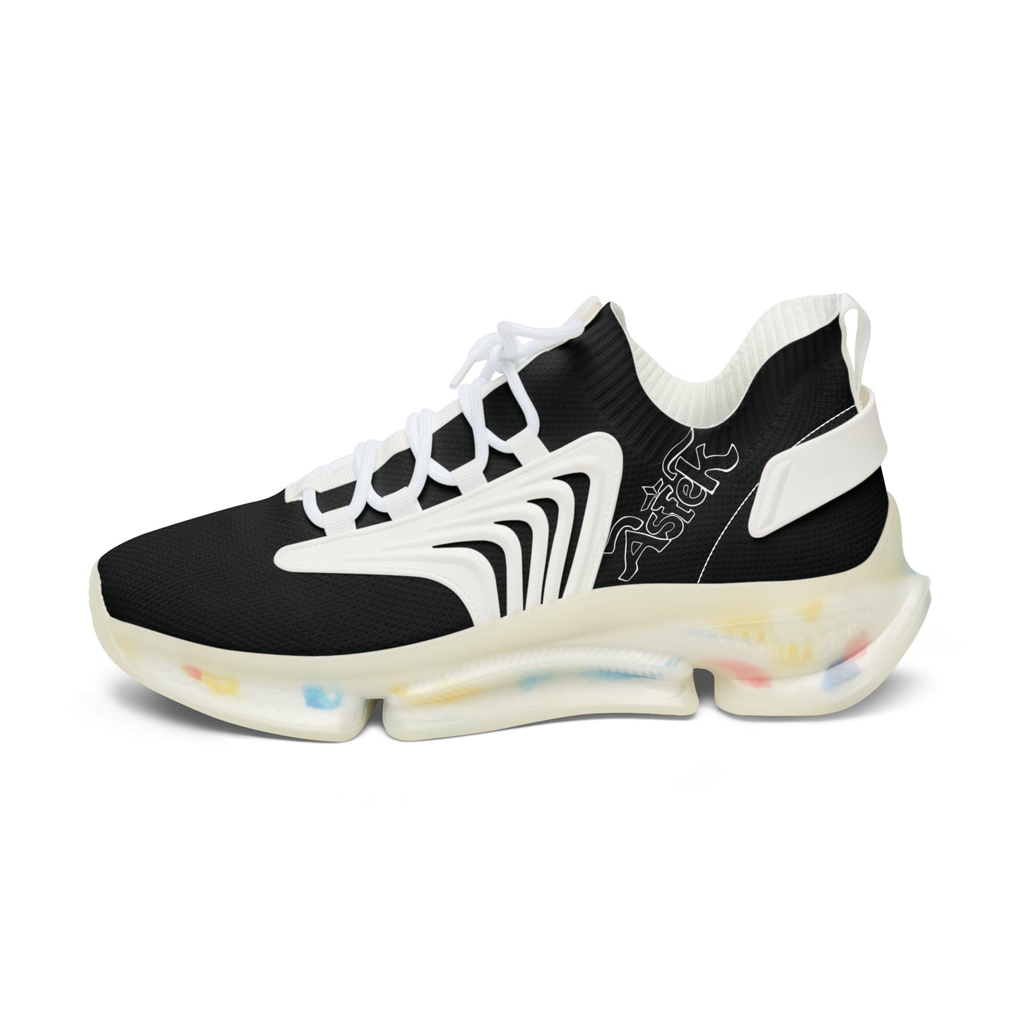 Women's Black Mesh Sneakers