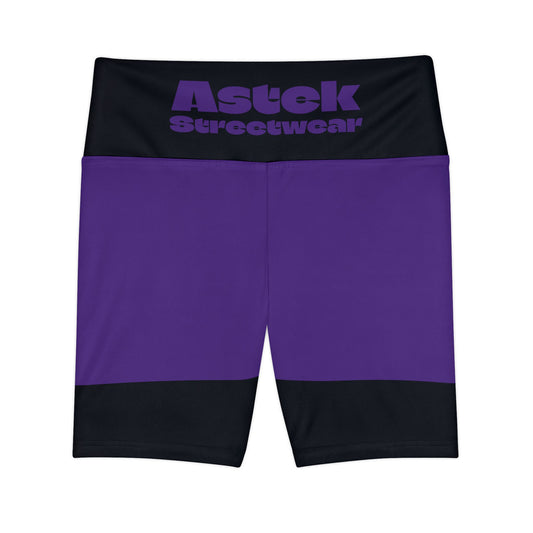 Astek Streetwear purple Workout Shorts