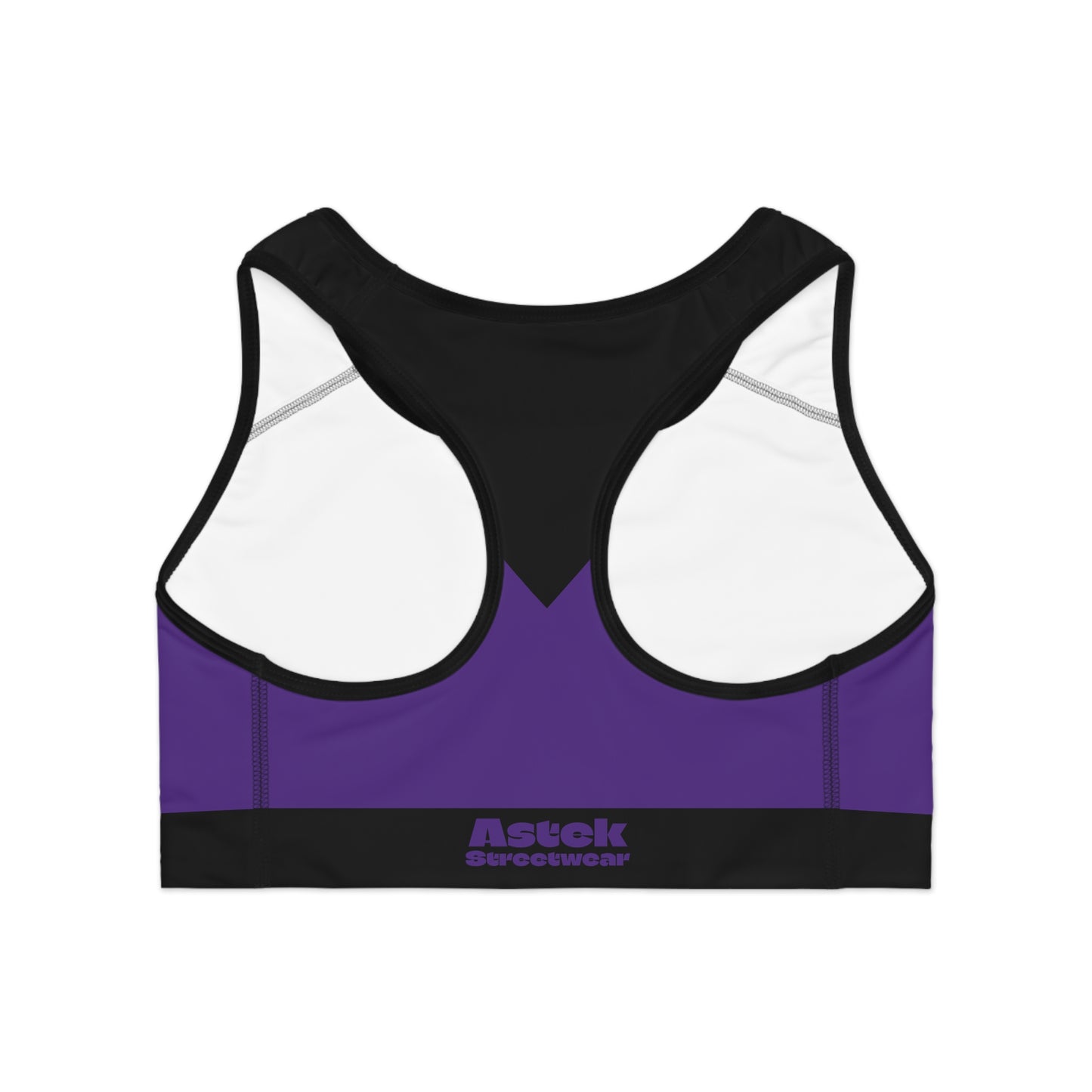 Astek Streetwear purple Sports Bra