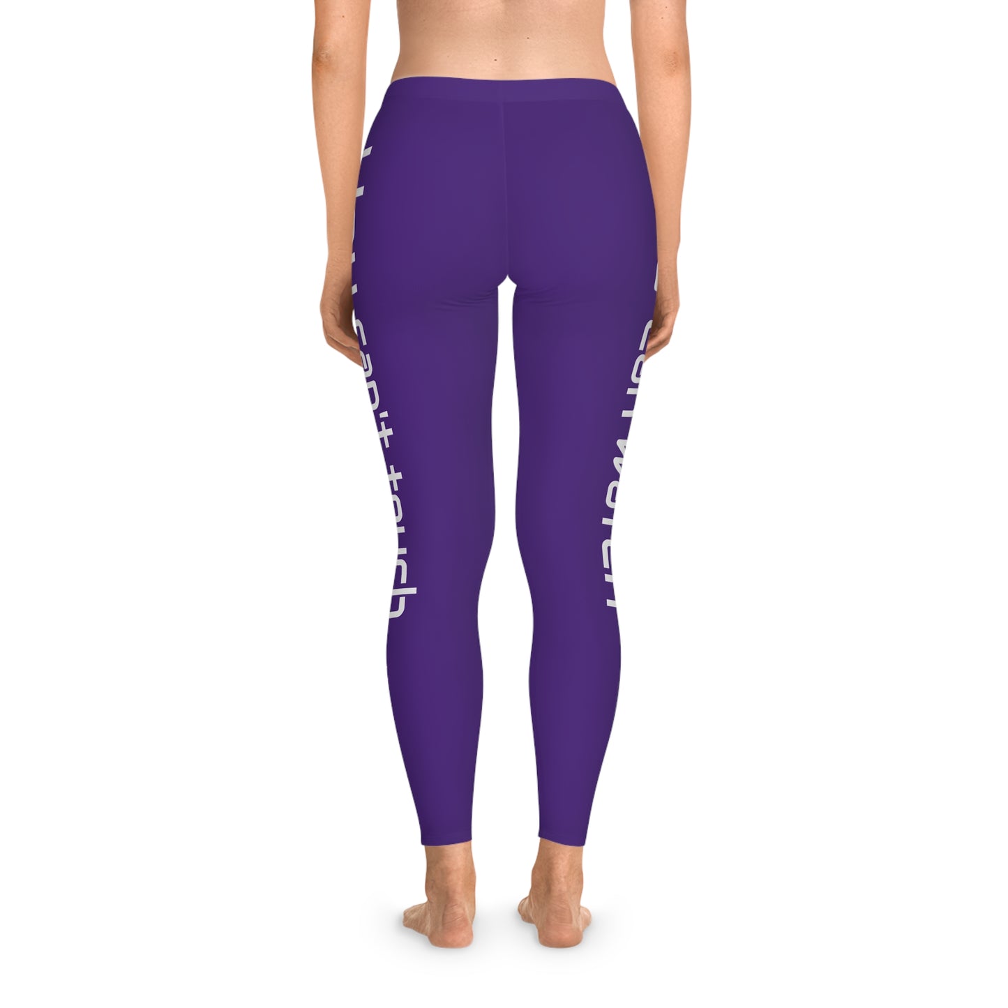 Statement Stretchy Purple Leggings