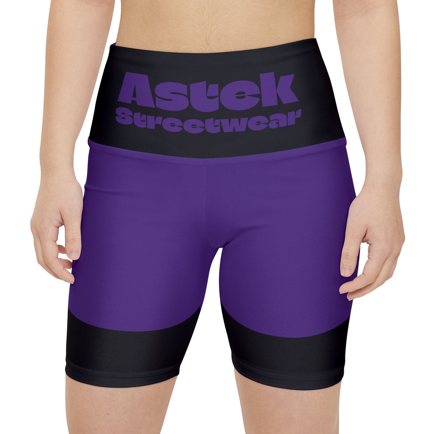 Astek Streetwear purple Workout Shorts