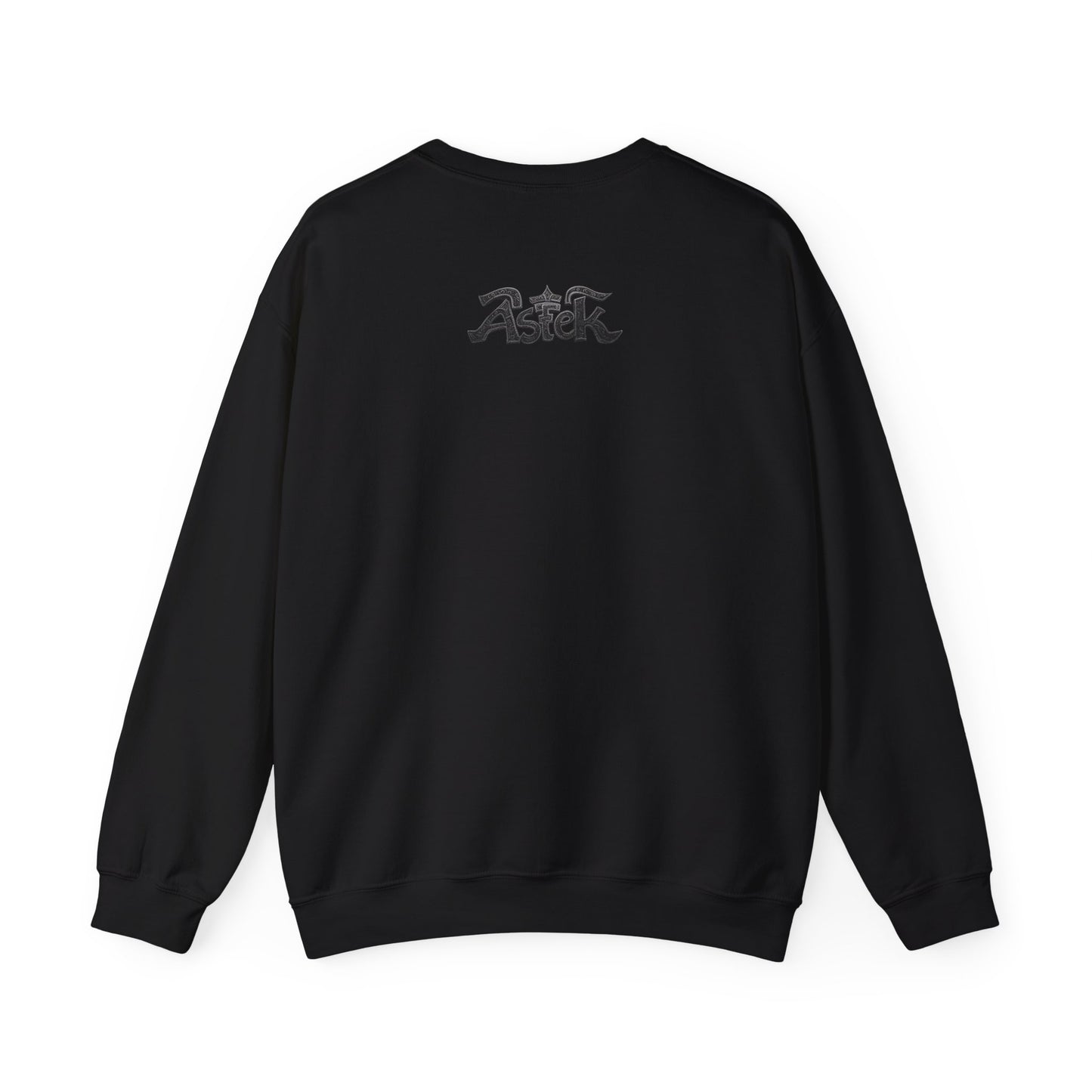 Azteekse oude adelaar krijgersmasker, unisex ronde hals sweatshirt