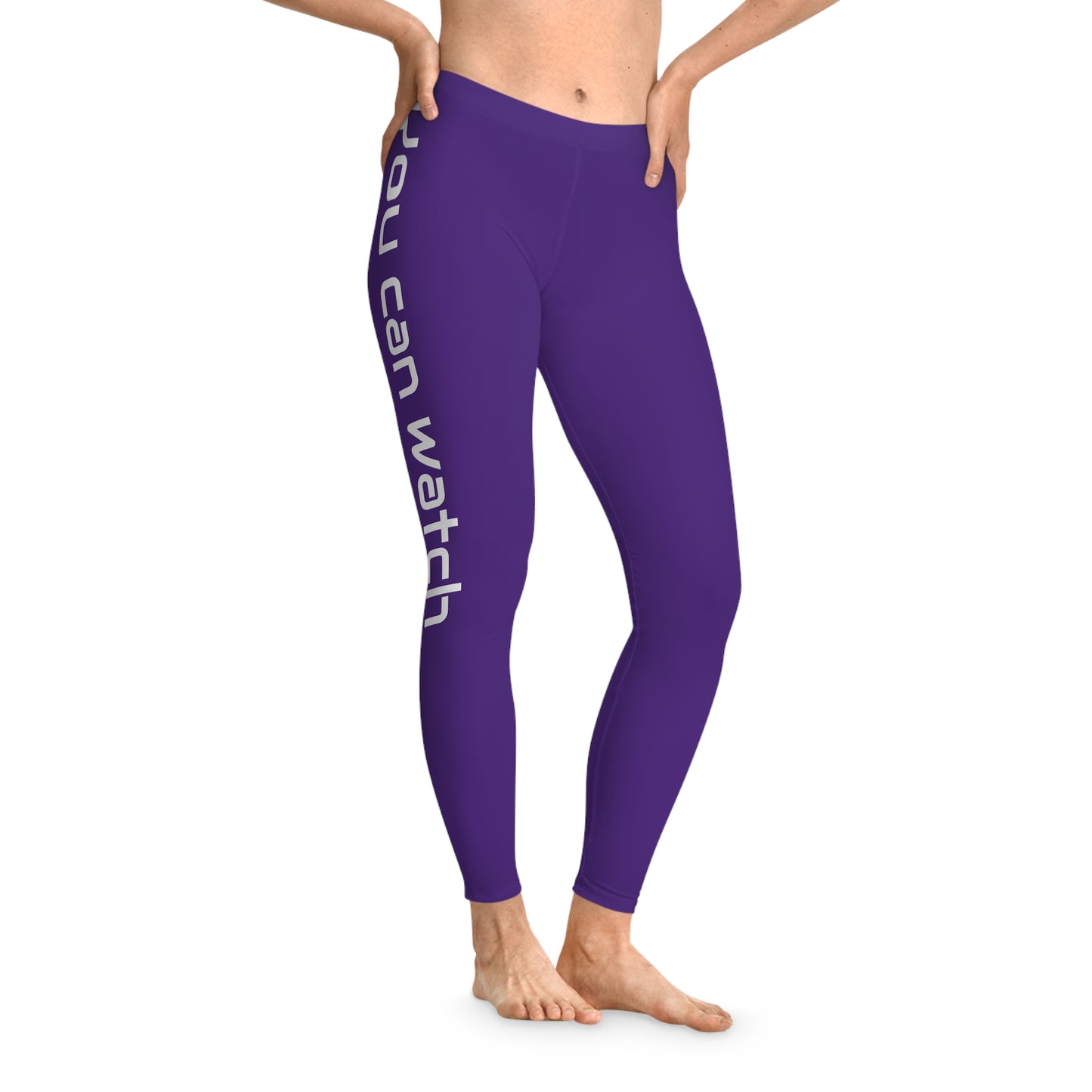 Statement Stretchy Purple Leggings