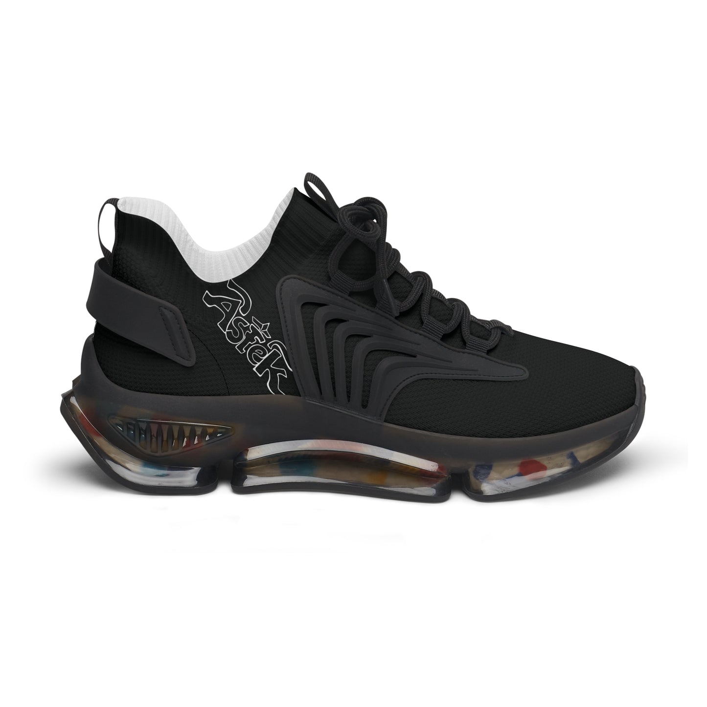 Women's Black Mesh Sneakers