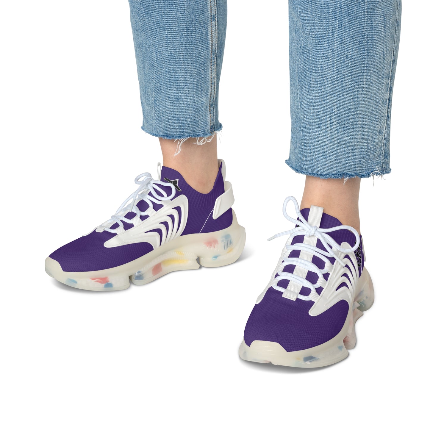 Women's Purple Mesh Sneakers