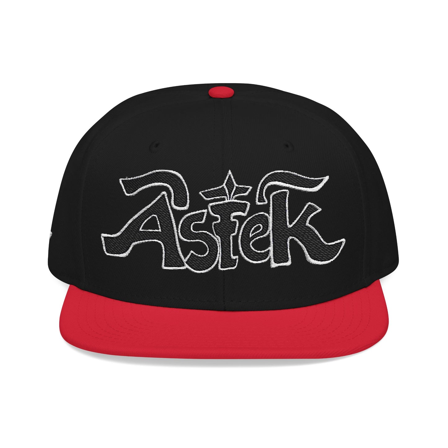 Astek Logo Embroidered Snapback Cap