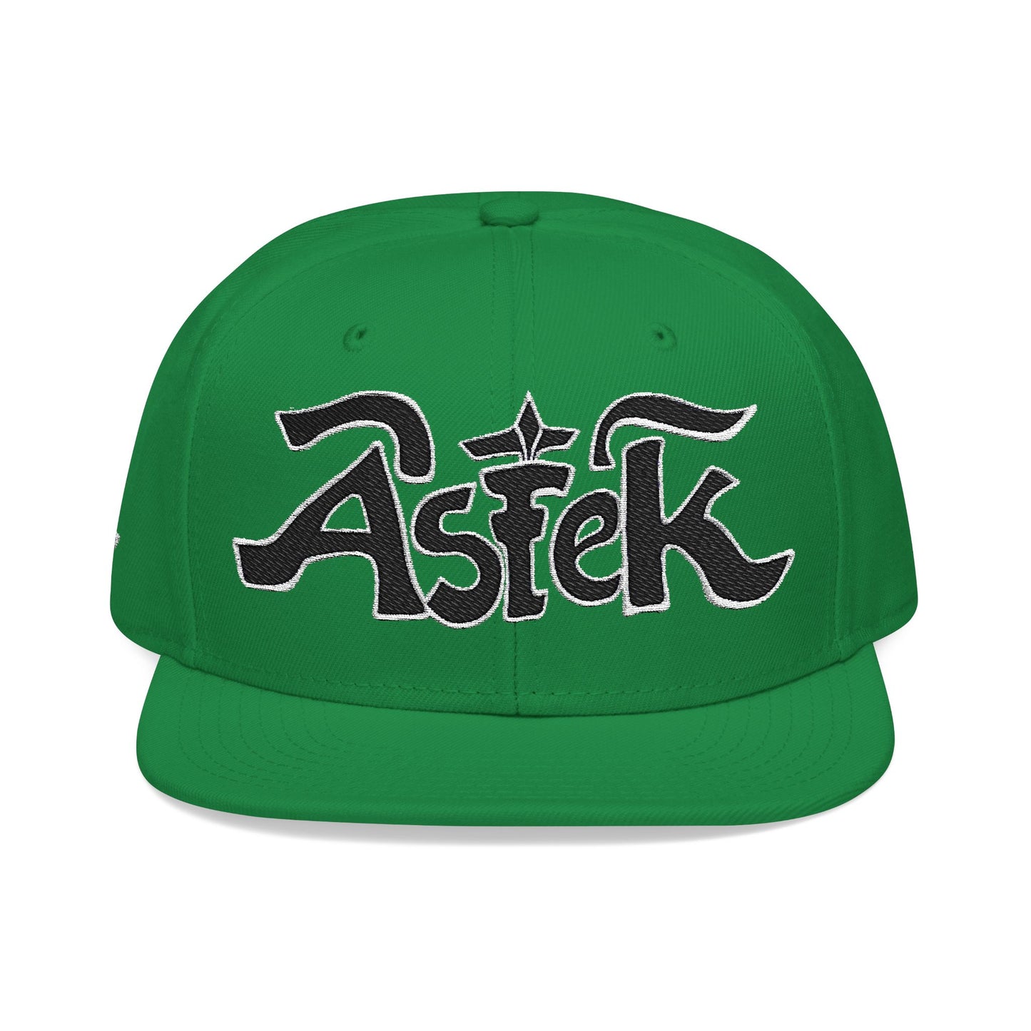 Astek Logo Embroidered Snapback Cap