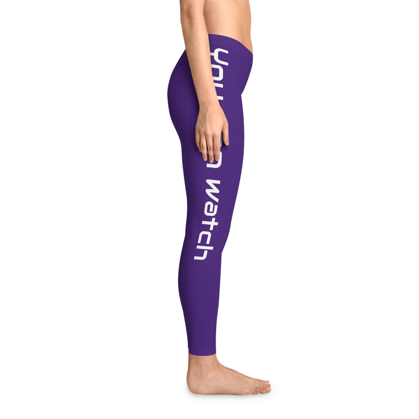 Statement Stretchy Purple Leggings