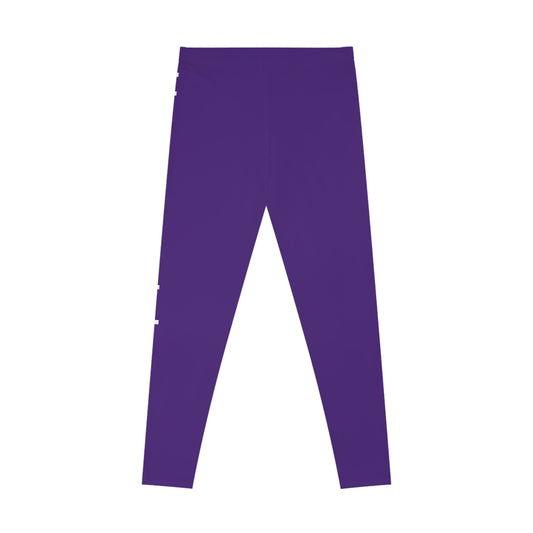 Statement Stretchy Purple Leggings