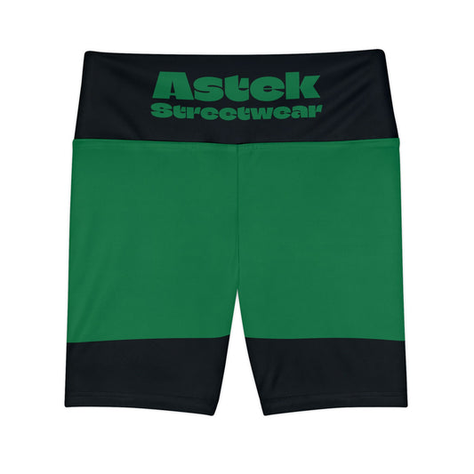 Astek Streetwear Green Workout Shorts