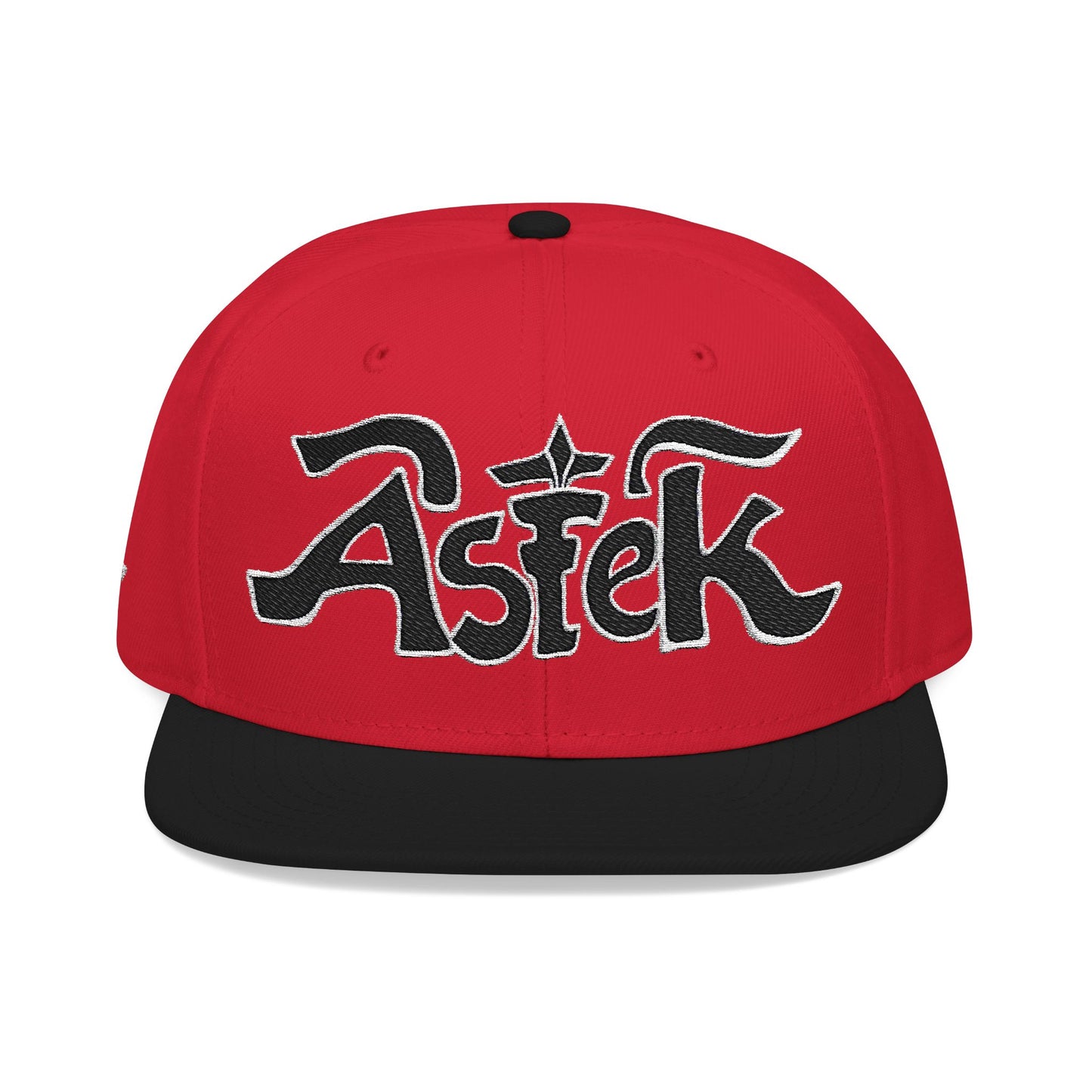 Astek Logo Embroidered Snapback Cap