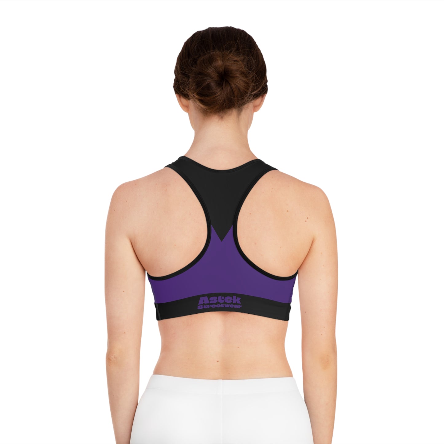 Astek Streetwear purple Sports Bra