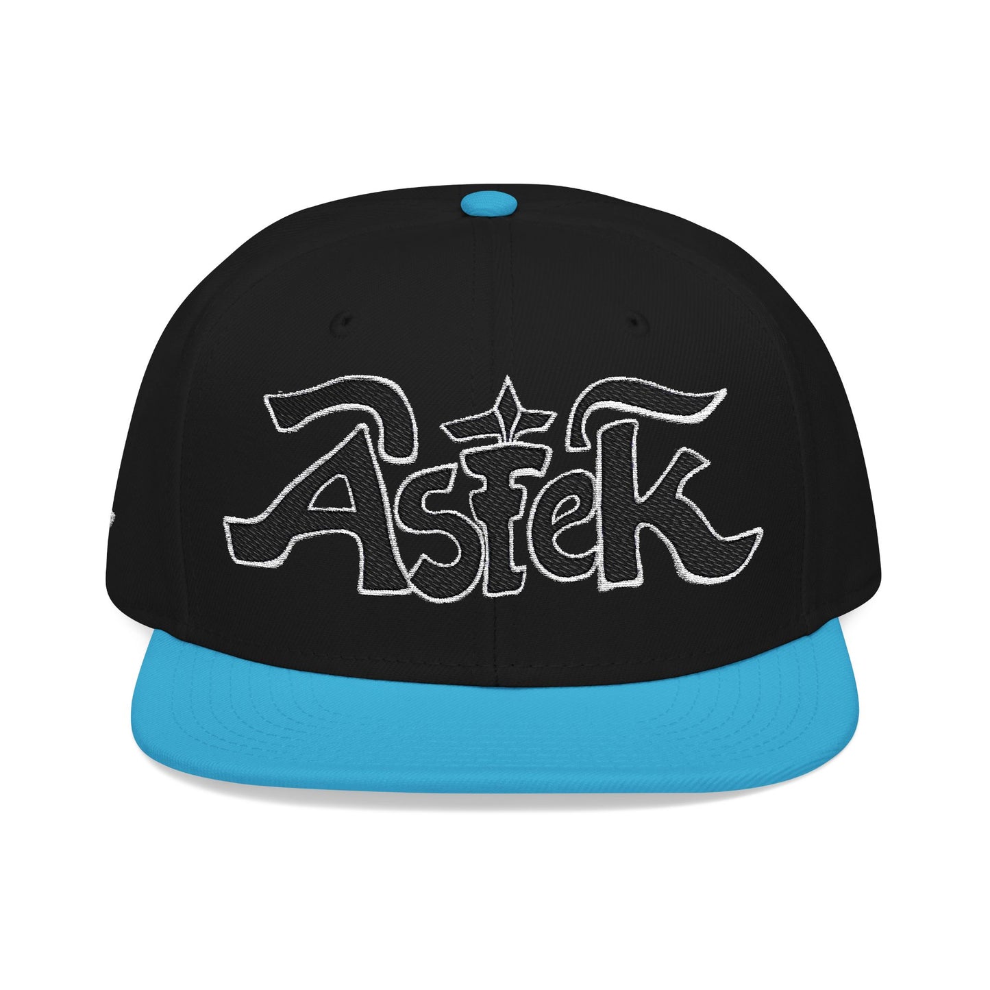 Astek Logo Embroidered Snapback Cap