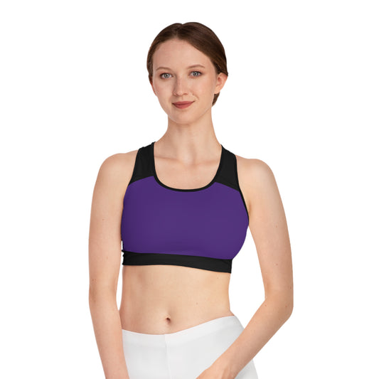 Astek Streetwear purple Sports Bra