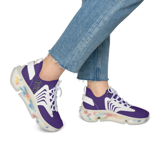 Women's Purple Mesh Sneakers